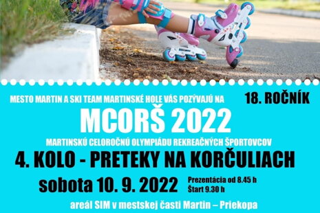 Preteky MCORŠ 2022 - korčule