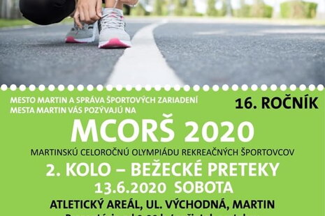 Preteky MCORŠ 2020 - beh