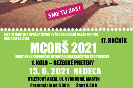 Preteky MCORŠ 2021 - beh